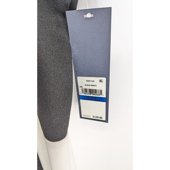 $129 Rachel Roy Black & White Colorblock Sleeveless Full Length Dress Party XL - Picture 7 of 10